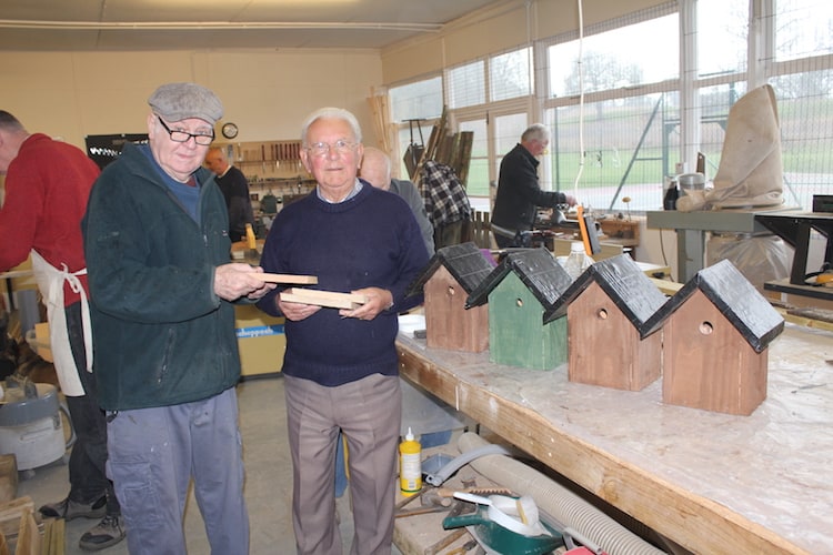 mens shed bird boxes